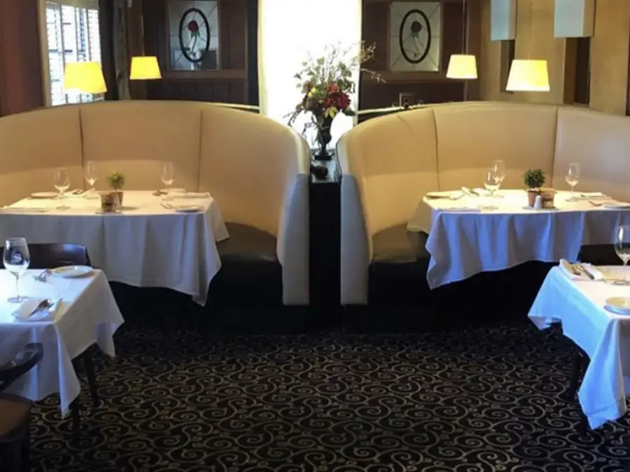 cozy booth seating 