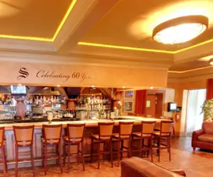 bar seating in the event space